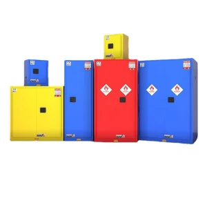 Locking Steel Fire-Resistant Flammable Liquid Storage Cabinet