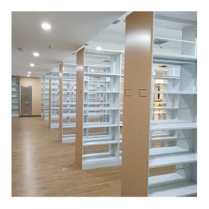Modern Double Sided Steel Bookshelves