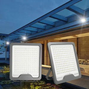 IP65 Outdoor Waterproof Security ABS 100W 200W 300W 400W 500W LED Solar Powered Flood Light