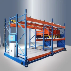 Intelligent Warehouse Electric Heavy Duty Mobile Racking for Compact Movable Storage Solution