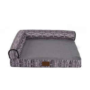 New Sponge Dog Bed - Square Pet Bed for All Seasons Breathable Pet Bed: Cool in Summer Warm in Winter Pet Sofa