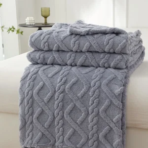 Hot Sales Custom Weighted Blanket Over Size Chunky Knit Blanket