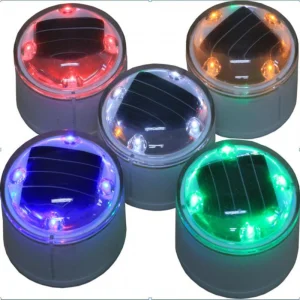 Outdoor Waterproof IP67 IP68 Solar Automatic Charging RGB LED Garden Path Swimming Pool Underwater Light Underground Light