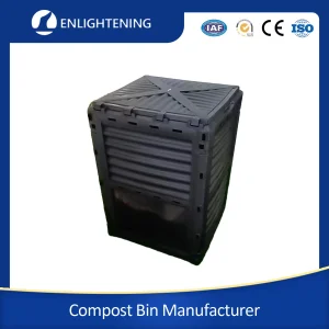 Best Eco-Friendly 500 Liter Large Rotating Heavy Duty Stackable Garden Polypropylene Screw Free Warm Worm Farm Plastic Compost Bin Large Outdoor for Sale