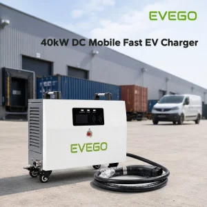 محطة شحن سريعة محمولة 40kw CCS2