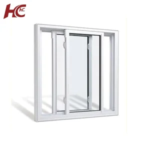 Modern Design Secure PVC Sliding windows House Enhanced Safety UPVC Sliding Balcony Window