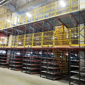China Manufacturer Direct Customized Steel Warehouse Mezzanine Rack High Load Capacity Storage Platform Racking System SunLi