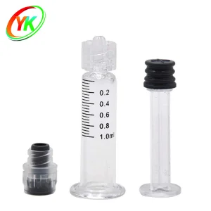 Borosilicate Glass Syringe for Filling Oil 3ml Luer Lock