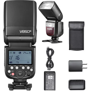 Godox V850III Li-ion Manual Camera Flash Speedlight GN60 1/8000s HSS 2.4G System for Sony Canon Nikon Fuji Olympus Pentax Camera