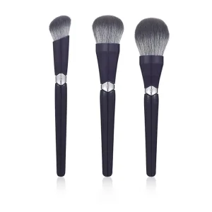 3 PCS Private Label Diamond Customized Logo High Quality Makeup Brush Set
