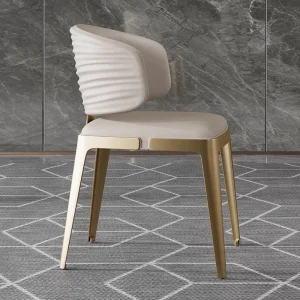 Luxury armchair stainless steel