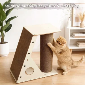 OEM Wholesale L-shaped Cat Scratcher Upright Cat Bed All-in-One Large Corrugated Cardboard Cat Claw Board Cat Scratcher