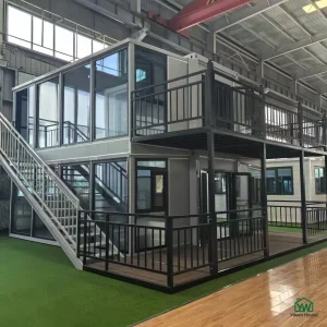 20FT 40FT Tamanhos Casa Contêiner Portátil de Dois Quartos Tipo Familiar Prefabricada Expandável Casa Dobrável para Escritório Hotel Disponível
