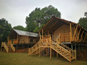 Prefabricated A-Frame Lodge Tent