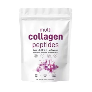 Private Label Bulk Multi Collagen Peptides Powder 1lb (454g) - Food Grade Hydrolyzed Protein Manufacturer Wholesale