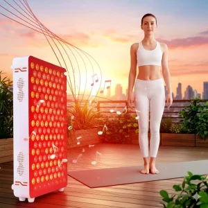 Music Player 9 Wavelength LED Blue Red Light Therapy Panel