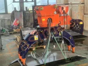 Double Cylinder Wood Grapple