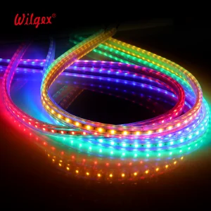 Best Selling Hotel Building Decor PVC 13x7mm SMD5050 60 LEDs White 12V-230V IP65 Ra90 Wi-Fi/ LED Flex Strip Lighting