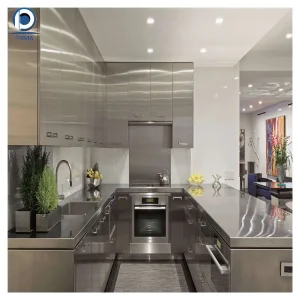 Móveis de Cozinha Prima Iluminação LED Armários de Base Modernos Designs de Armários de Cozinha