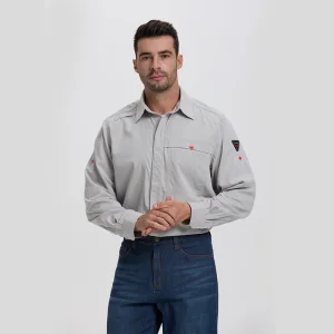 Proveedor de China Camisas Ignífugas Ropa de Trabajo Polos Ropa Ignífuga con Logo