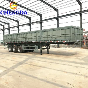 3axle 40ton 50ton Fence Semi Cargo Trailer Side Wall Trailers