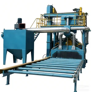 Cost-Effective Roller Conveyor Type Shot Blasting Machine for Metal Steel Rust Removal