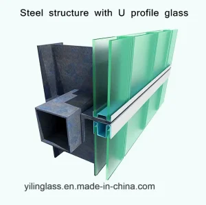 Toughened Translucent U Channel Glass Profile