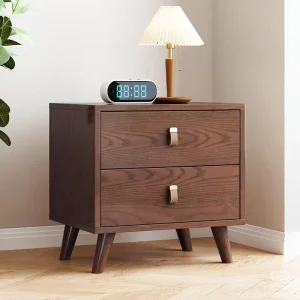 Modern Wooden Nightstand: Affordable Storage for Bedroom Essentials