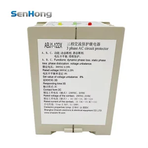 Elevator Parts Phase Failure Relay ABJ1-122 ABJ1-122X ABJ1-12W ABJ1-12WX for Elevator 3 Phase Power Monitoring Module