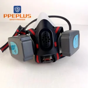 New Design Chemical Resistance Double Filter Breathing Half Face Mask Respirator