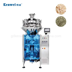 Sealing Pouch Full Automatic Vertical Packing Machine with 10 Heads Multihead Weigher Packaging Machinery for Wrighing and Packaging Granule Powder Materials
