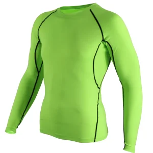 Quick Dry Fitness Breathable Blank Shirts Round Neck Muscle High Quality Running Workout Compression Shirt