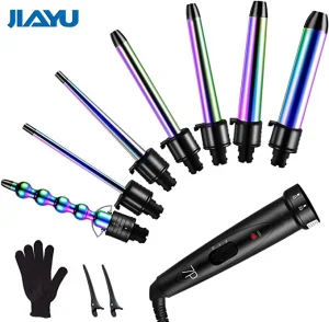 Professional Hair Curler Rose Gold Barrel Curling Wand Curling Iron