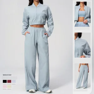 Ropa deportiva femenina personalizada de corte holgado