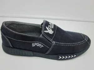 Zapatillas de lona casuales de corte bajo en estilo de mezclilla lavada