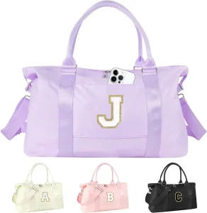 Bolsa de Viagem Inicial Fashionável, Bolsa de Esporte, Bolsa de Ginásio para Mulheres