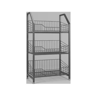 Supermarket Small Shelves Can Be Wheeled Display Stands Snacks, Drinks and Food Multi-layer Storage Shelves