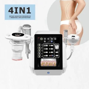 Portable 4-in-1 Vacuum Roller Machine for Facial Massage Body Contouring Lifting Lymphatic Drainage Skin Tightening Weight Loss