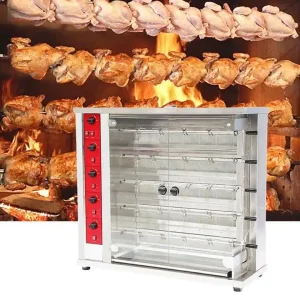 Commercial Gas Chicken Rotisserie Oven Grill Chicken Roasting Machine