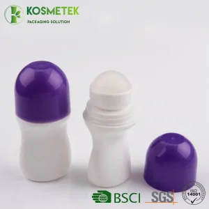 Reusable PP Plastic 30ml Roller Ball Perfume Essential Oil Bottles
