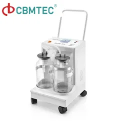 Medical Double Bottles Suction Trolley Vacuum Aspirator Suction Device