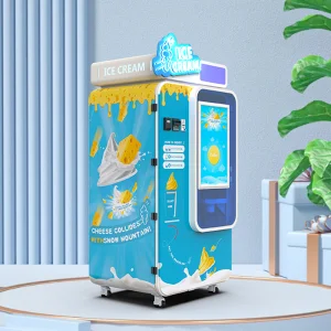 Energy-Saving Smart Soft Ice Cream Machine with Night Mode for 24/7 Vending
