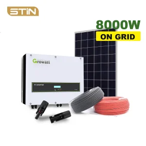 Polycrystalline Solar Panel 8kw on Grid Tied Solar Energy System
