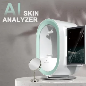3D AI Face Visia Skin Analysis QR Code for Skin Test Report Skin Analyzer Machine