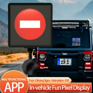 Tela de LED para Carro 32X32 Tela Inteligente de LED Pixel Display para Carro Tela LED Programável