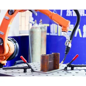 6 Axis Robotic Arm With Laser Welding Capability For Metals Such As Stainless Steel And Aluminum