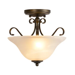 Modern Nordic Semi Flush Mount Ceiling Lamp