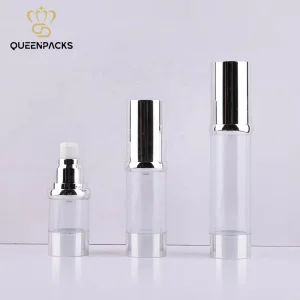 Competitive Price Plastic Bottle With Silver Cap Refillable