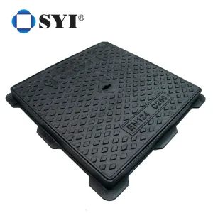 Factory Price Epoxy Coating Round Square Ductile Iron Round Recessed Frame and Manhole Cover