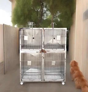 Heavy Duty Stainless Steel Dog Crate